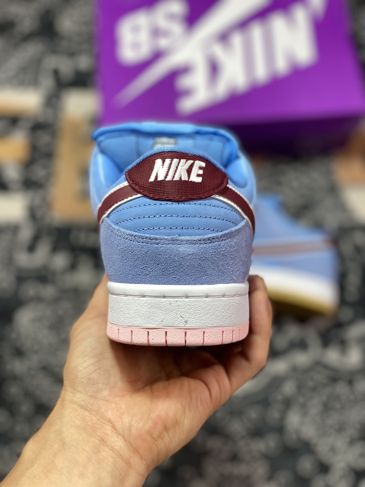 320 Nike SB Dunk Low Pro PRM”Philadelphia Phillies”扣篮板鞋“费城人蓝色泡泡糖”DQ4040-400