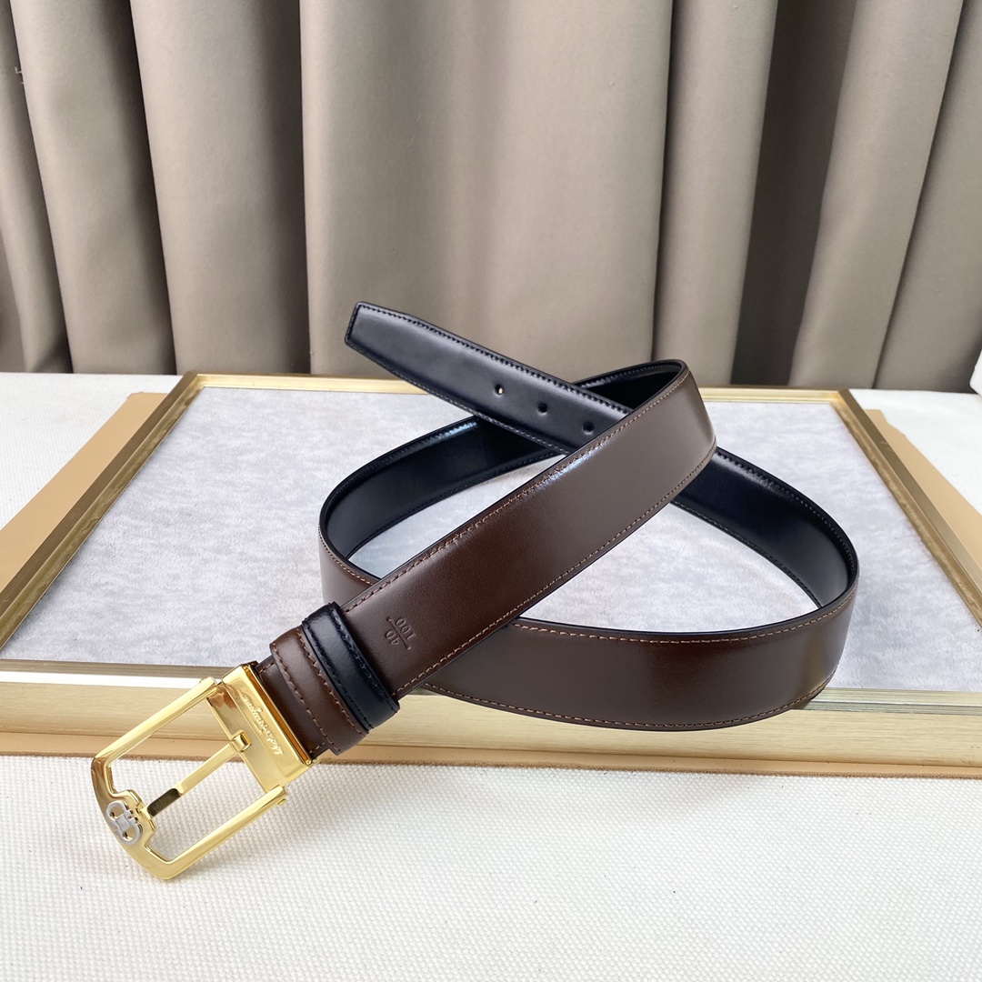 男士费拉柔软细腻百搭大方宽3.5CM