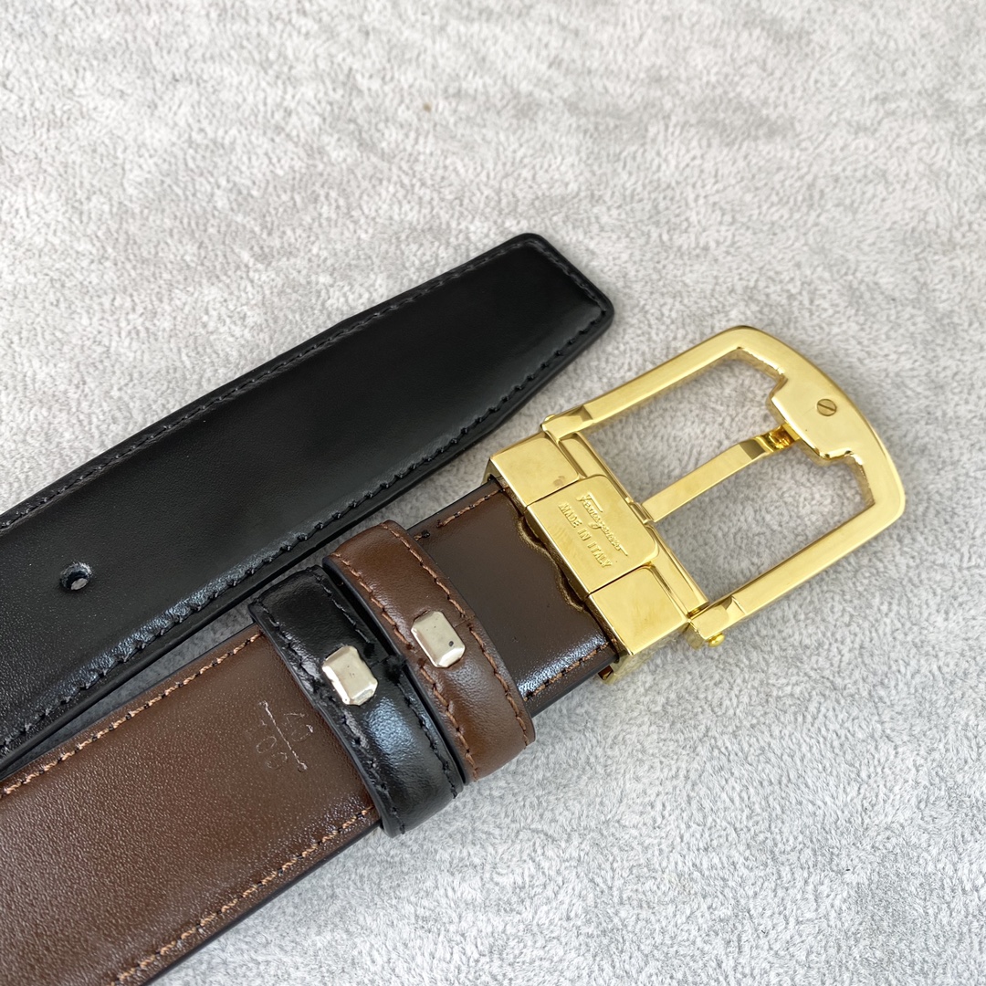男士费拉柔软细腻百搭大方宽3.5CM