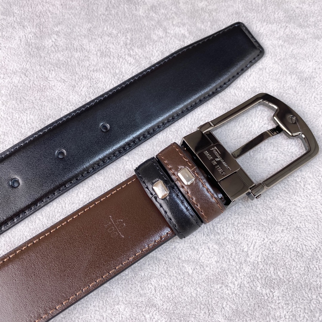 男士费拉柔软细腻百搭大方宽3.5CM