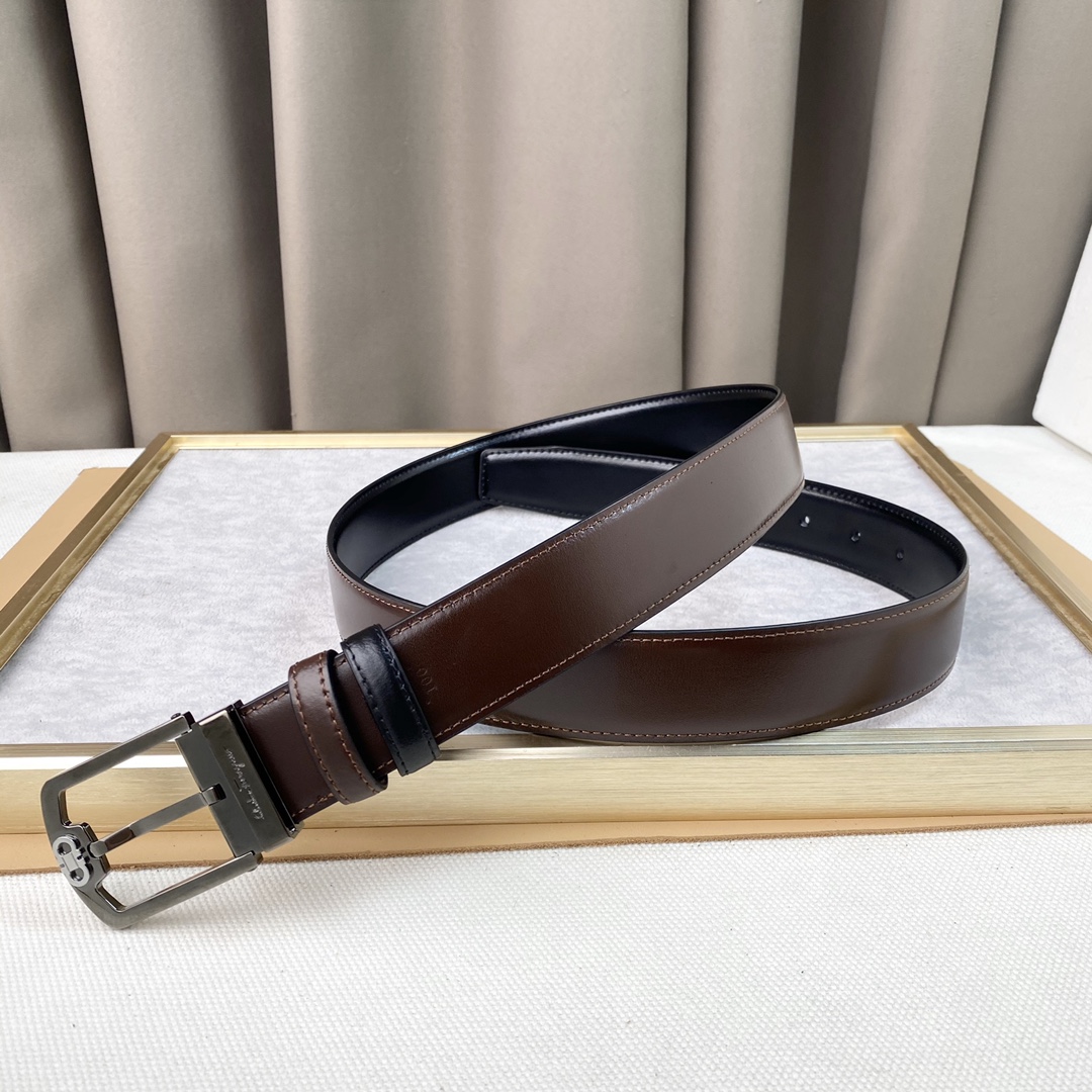 男士费拉柔软细腻百搭大方宽3.5CM