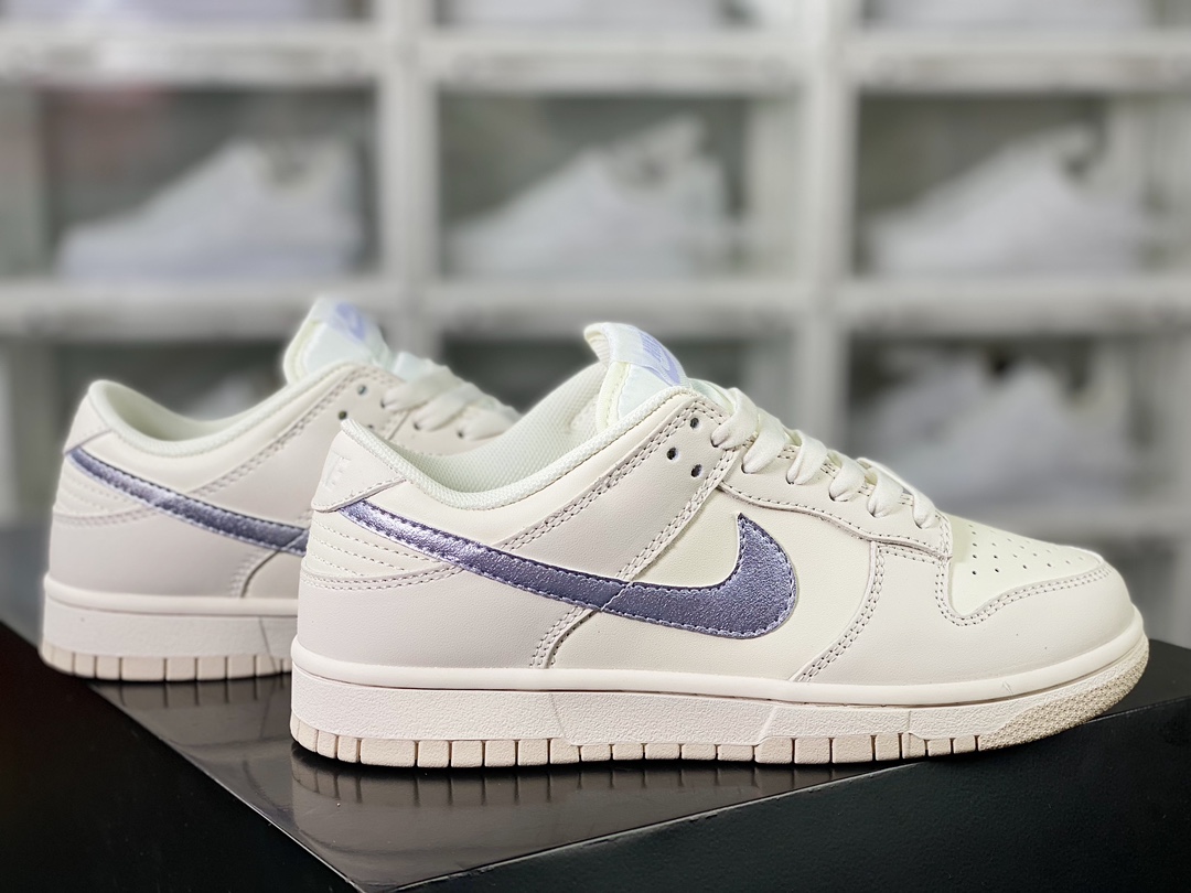 Nike Wmns SB Dunk Low GS ”Sail/Oxygen Purple” dunk rebound shoes ”off-white starry sky purple” DX5930-100