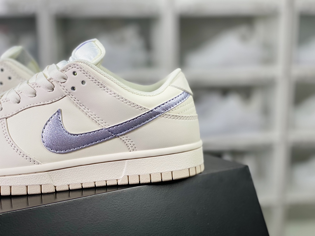 Nike Wmns SB Dunk Low GS ”Sail/Oxygen Purple” dunk rebound shoes ”off-white starry sky purple” DX5930-100