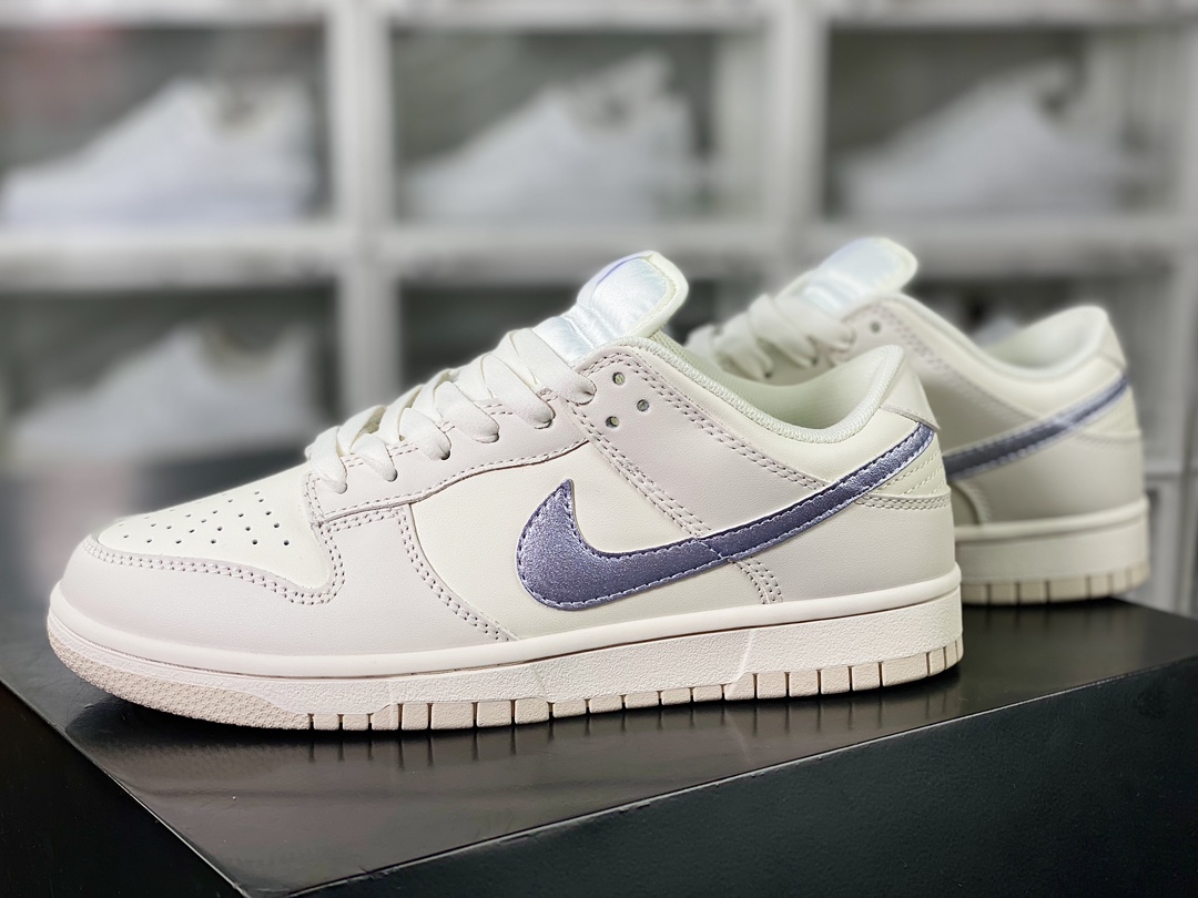 Nike Wmns SB Dunk Low GS ”Sail/Oxygen Purple” dunk rebound shoes ”off-white starry sky purple” DX5930-100