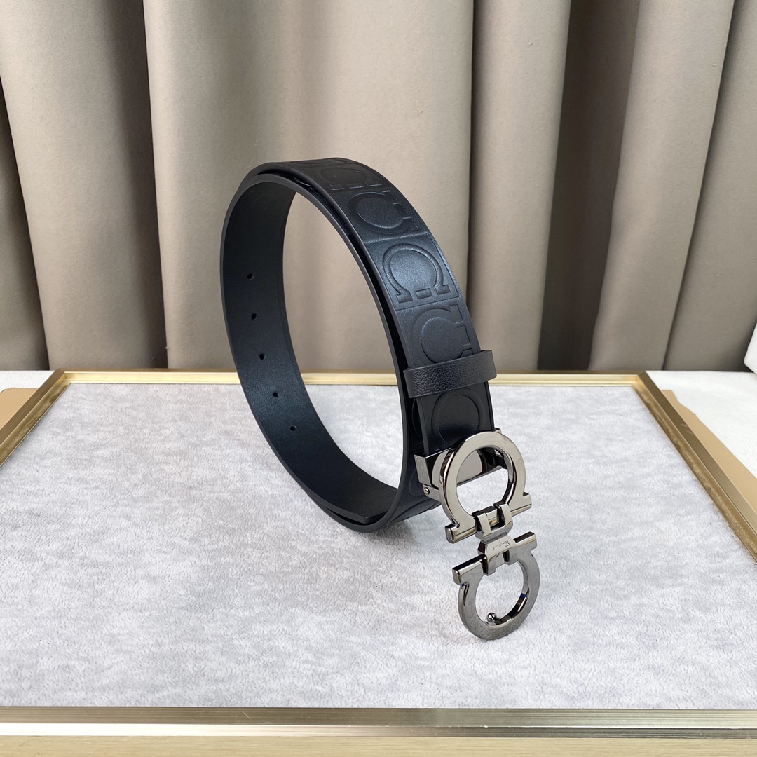 男士费拉柔软细腻百搭大方宽3.5CM