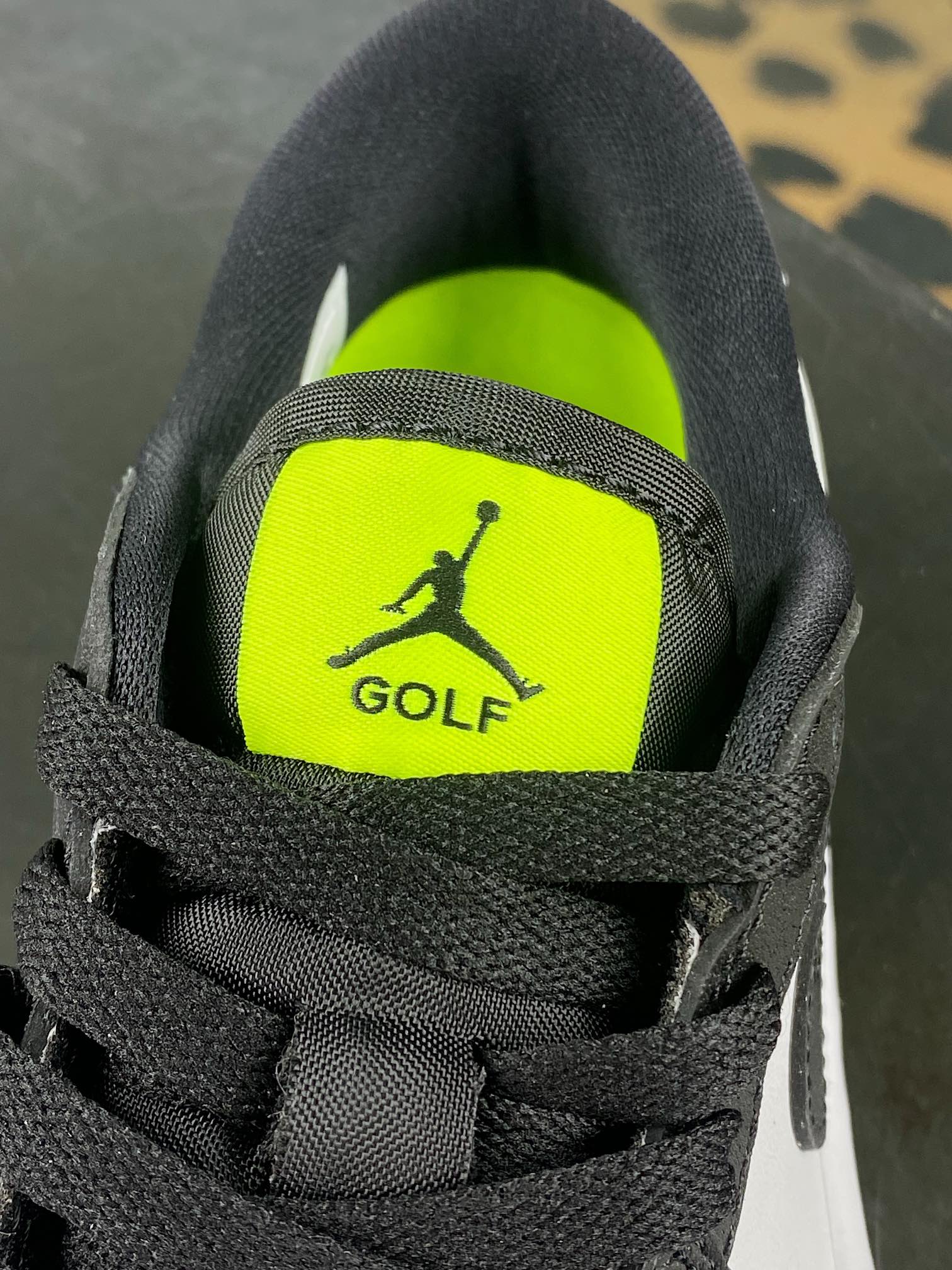 Air Jordan 1 Low Golf ”Black/White/Volt” AJ1 Jordan generation sneakers ”White Black Fluorescent Green” DD9315-104