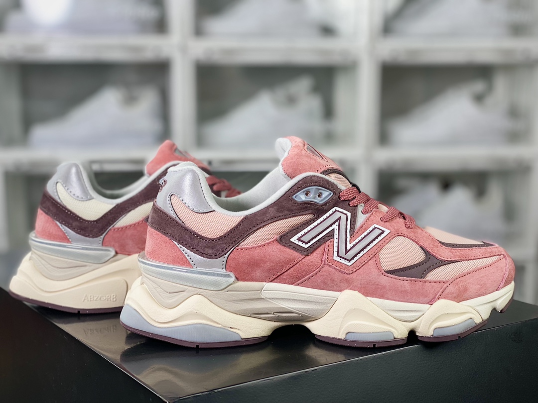 New Balance 9060 ”Cherry Blossom Mineral Red” series running shoes ”Cherry Blossom Mineral Red” U9060TRU