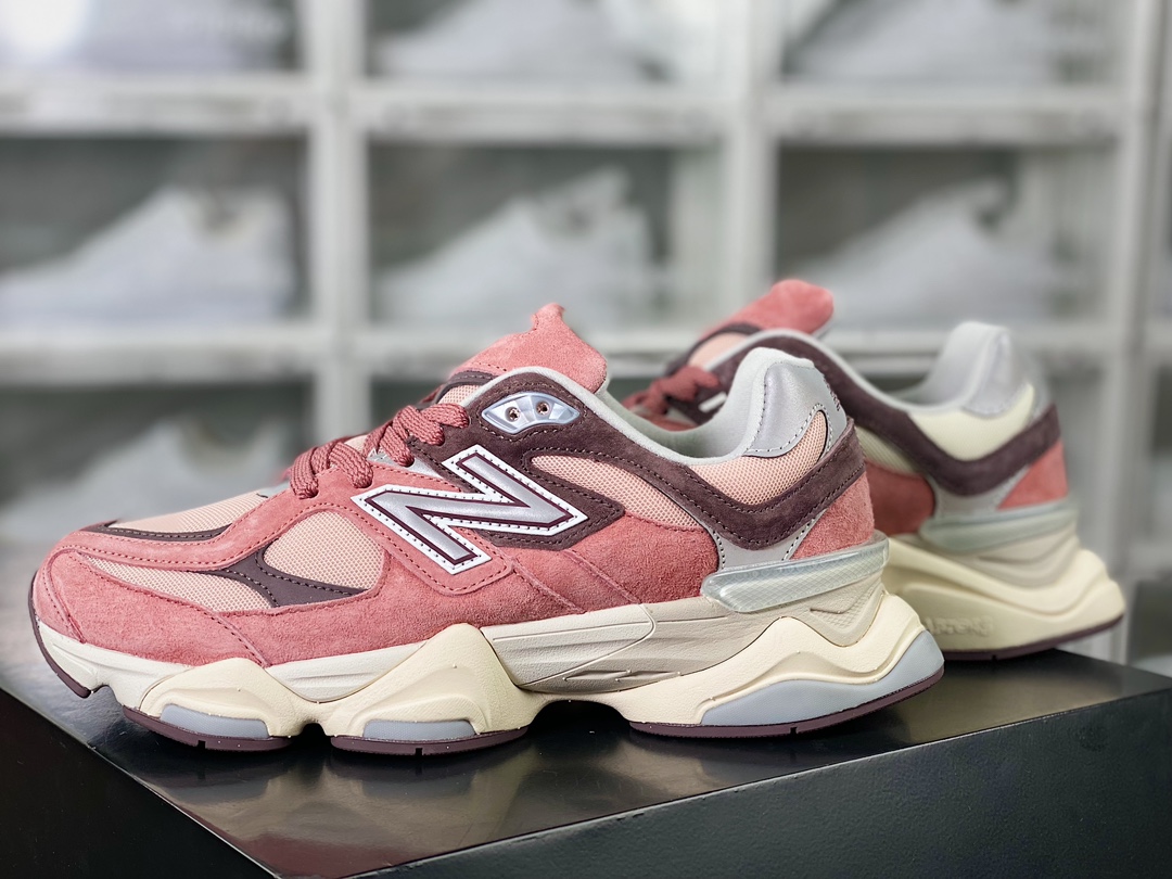 New Balance 9060 ”Cherry Blossom Mineral Red” series running shoes ”Cherry Blossom Mineral Red” U9060TRU