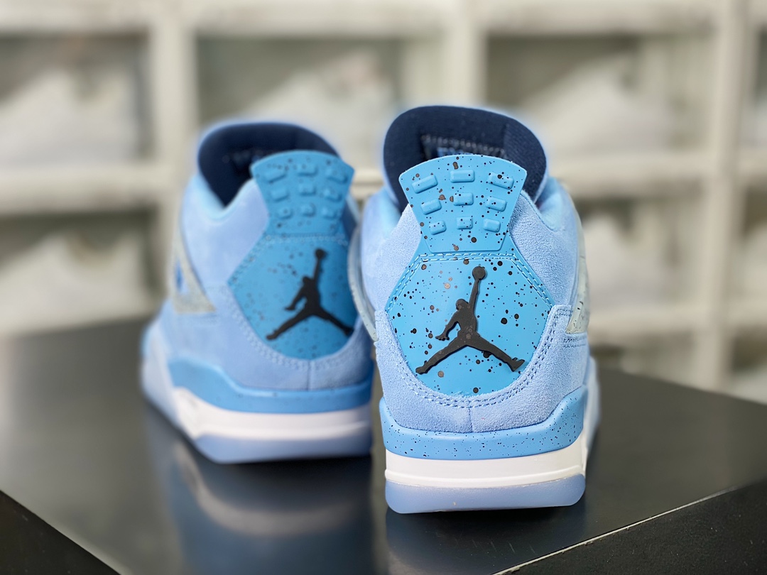 Air Jordan 4 Retro PE ”NCAA PE - UNC” AJ4 generation mid-top retro casual sports culture basketball shoes AJ4-904284