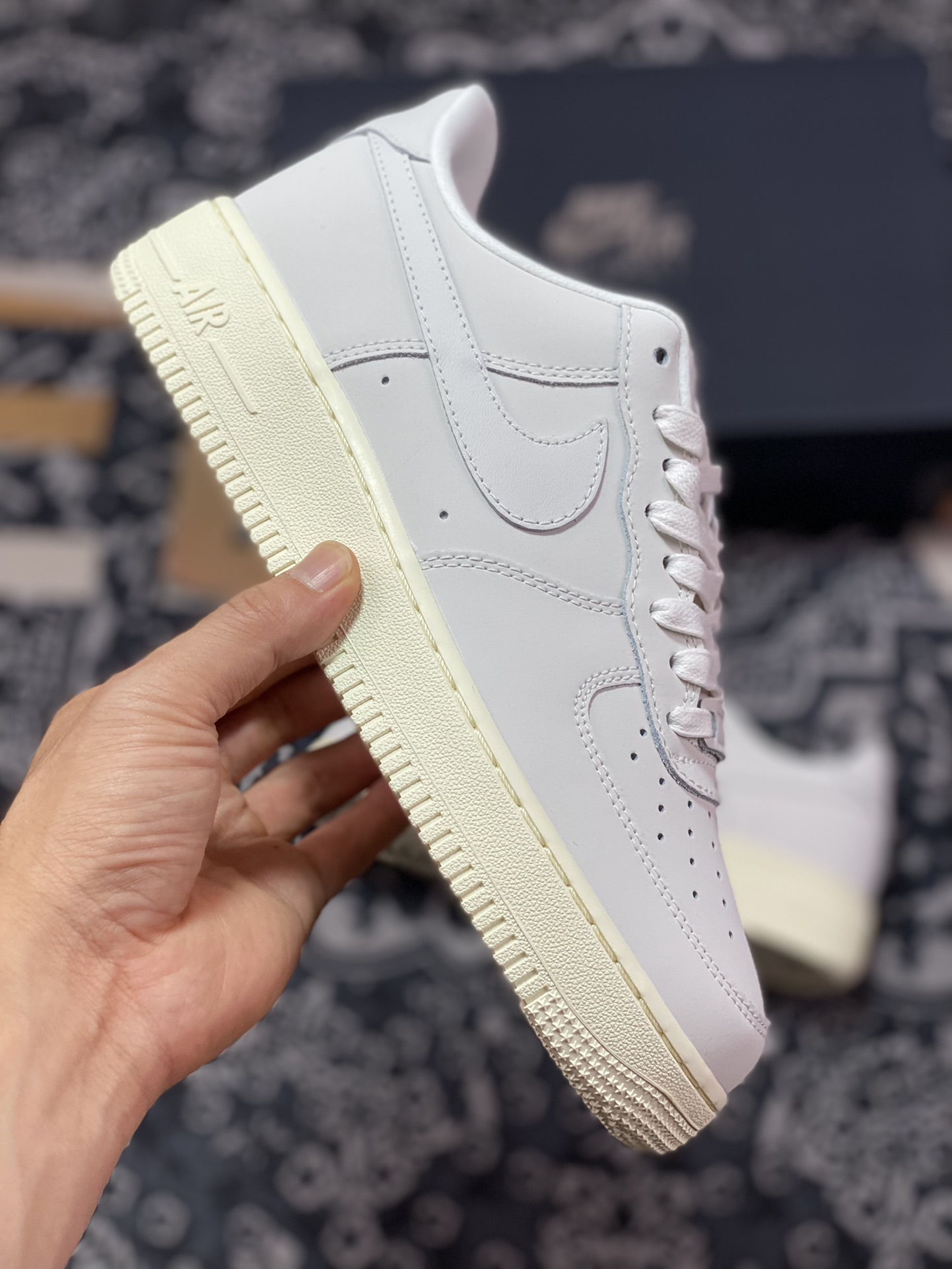 200 Nike Air Force 1’07 Low PRM”Summit White”空军一号经典低帮板鞋“云峰白米黄底”DR9503-100