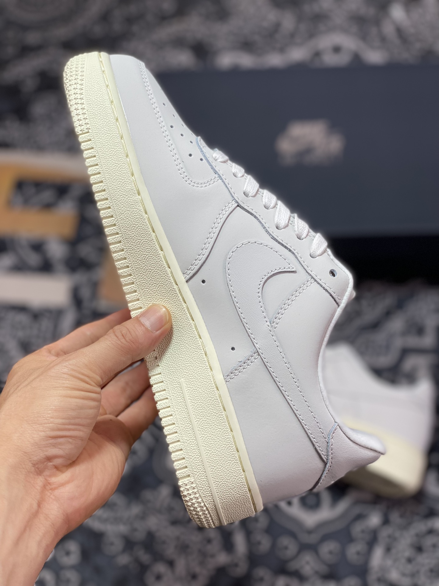 200 Nike Air Force 1’07 Low PRM”Summit White”空军一号经典低帮板鞋“云峰白米黄底”DR9503-100