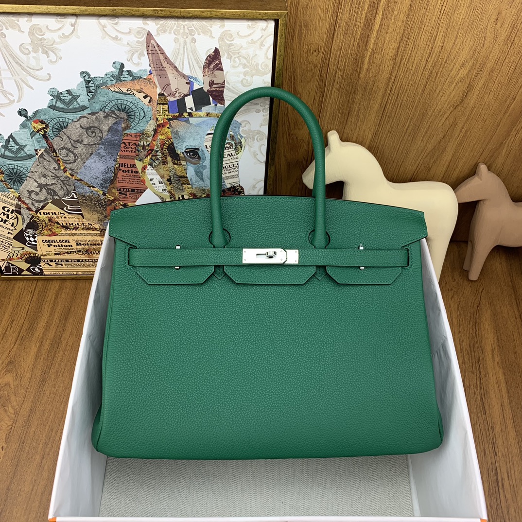 Best Replica New Style
 Hermes Birkin Bags Handbags Dark Green
