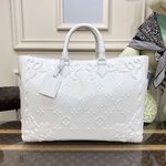 Louis Vuitton LV Sac Plat Bags Handbags Briefcase Luxury Fashion Replica Designers
 Grey White Men Cowhide M21841