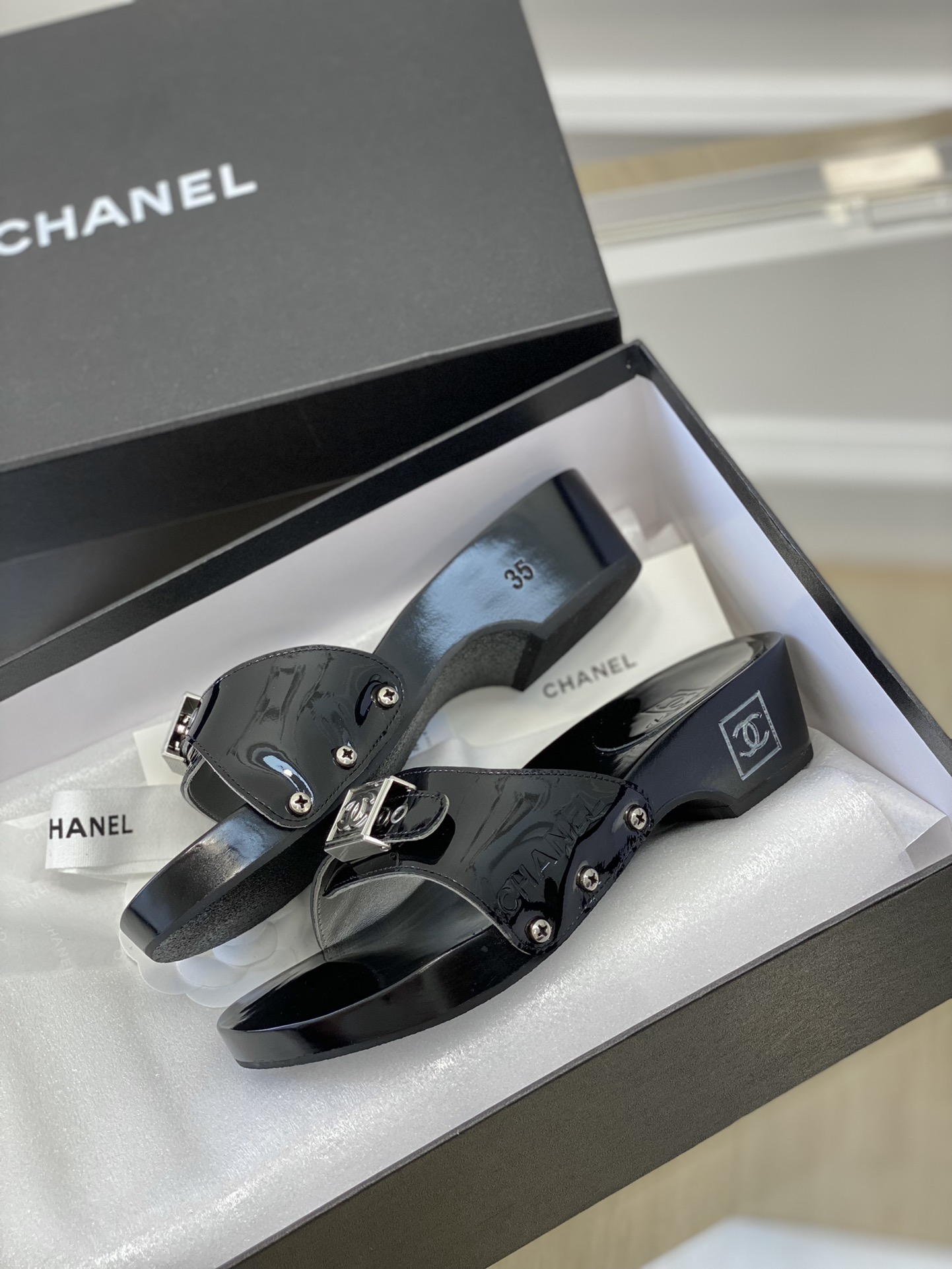 ChanelVintage中古木屐拖