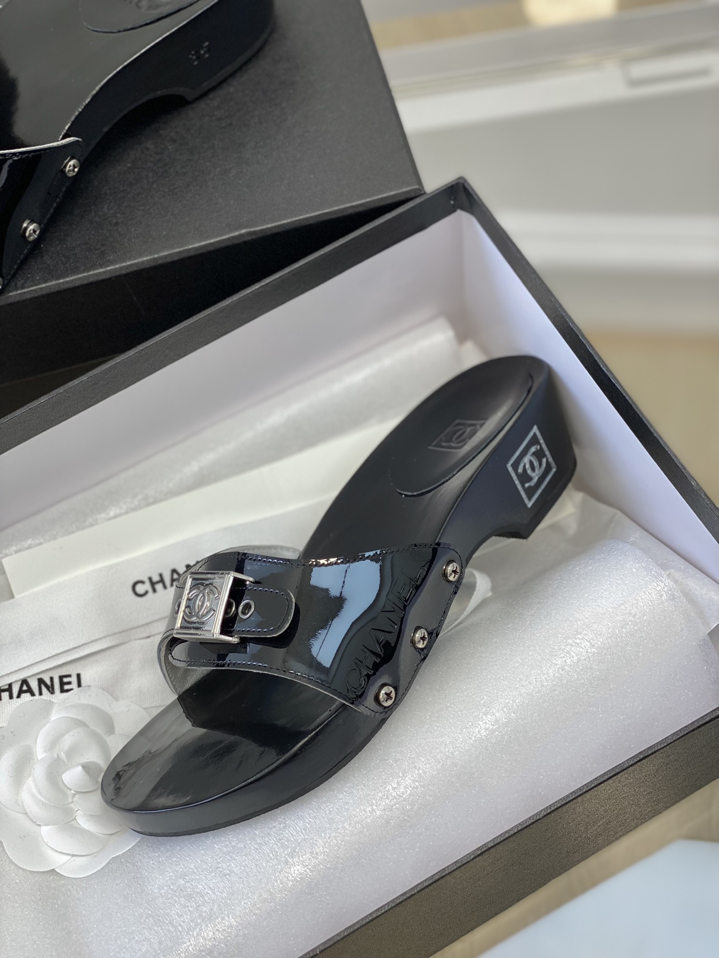 ChanelVintage中古木屐拖