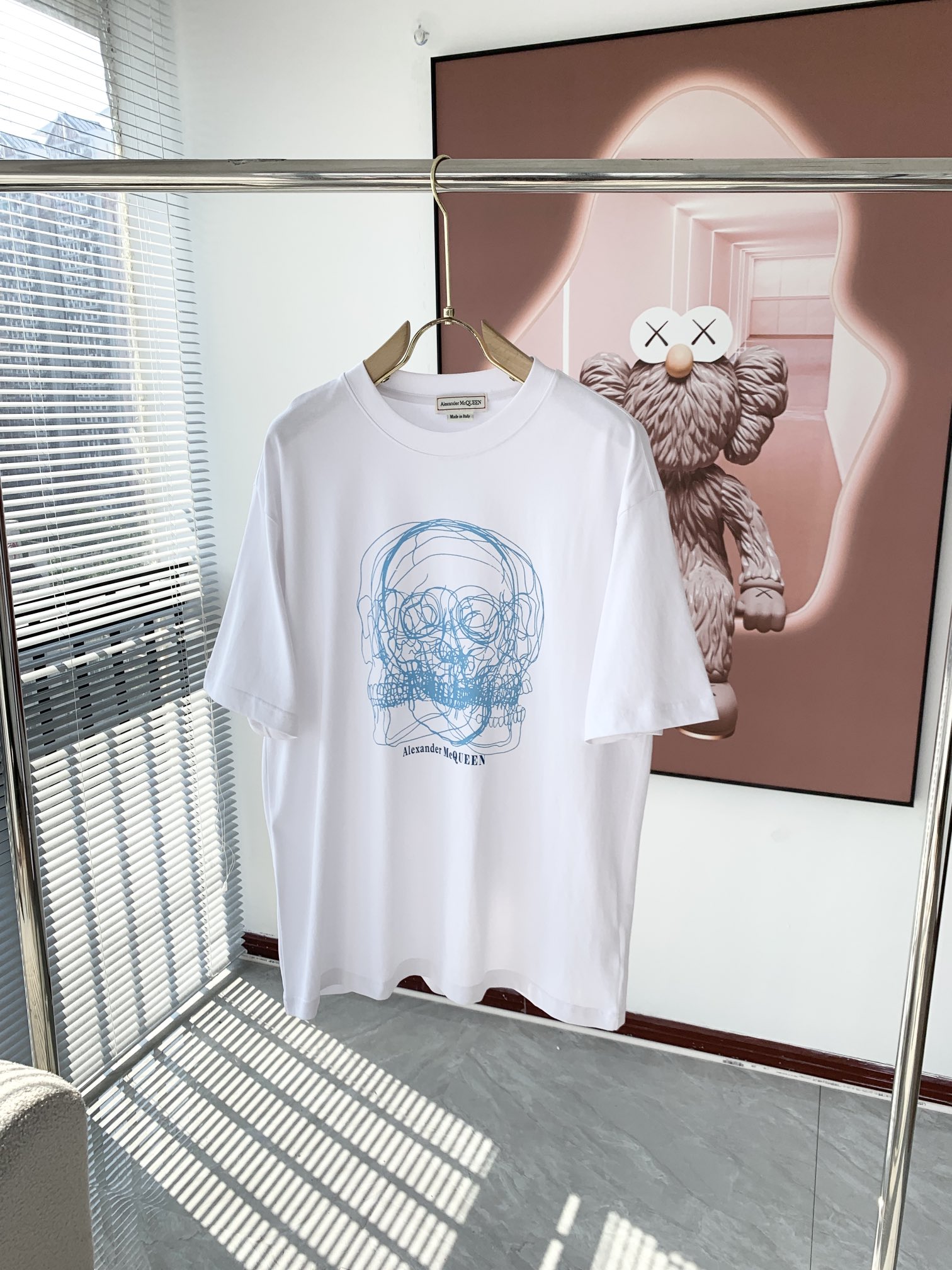 Alexander McQueen Good
 Clothing T-Shirt Unisex Cotton Spring/Summer Collection Short Sleeve