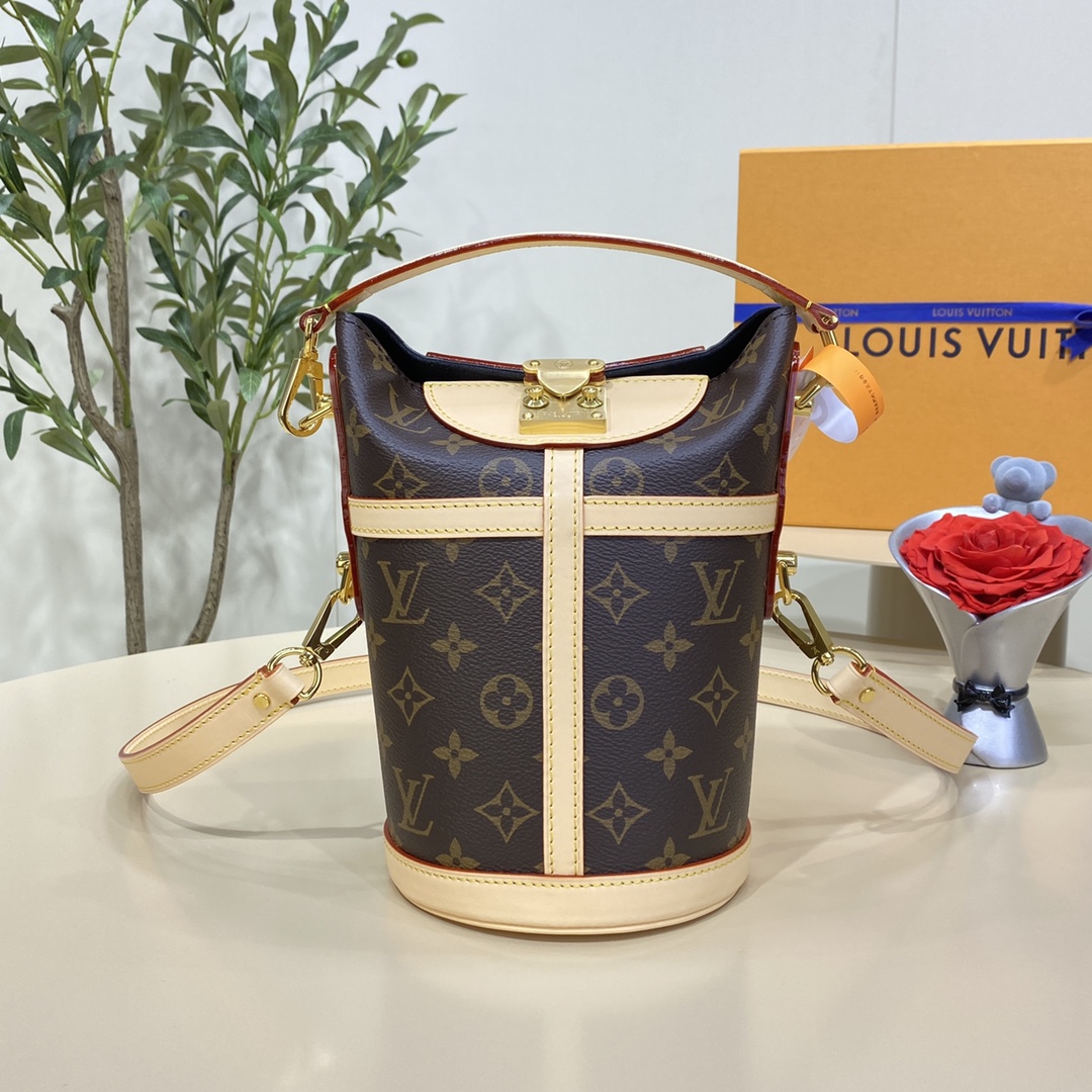 Louis Vuitton LV Duffle Sacos Bolsas Monogram Canvas Colecção Primavera/Verão Fashion M43587