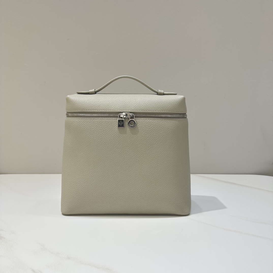 [Backpacks][Backpack Pearl Gray] Loro Piana L23.5 series backpack Extrapocket