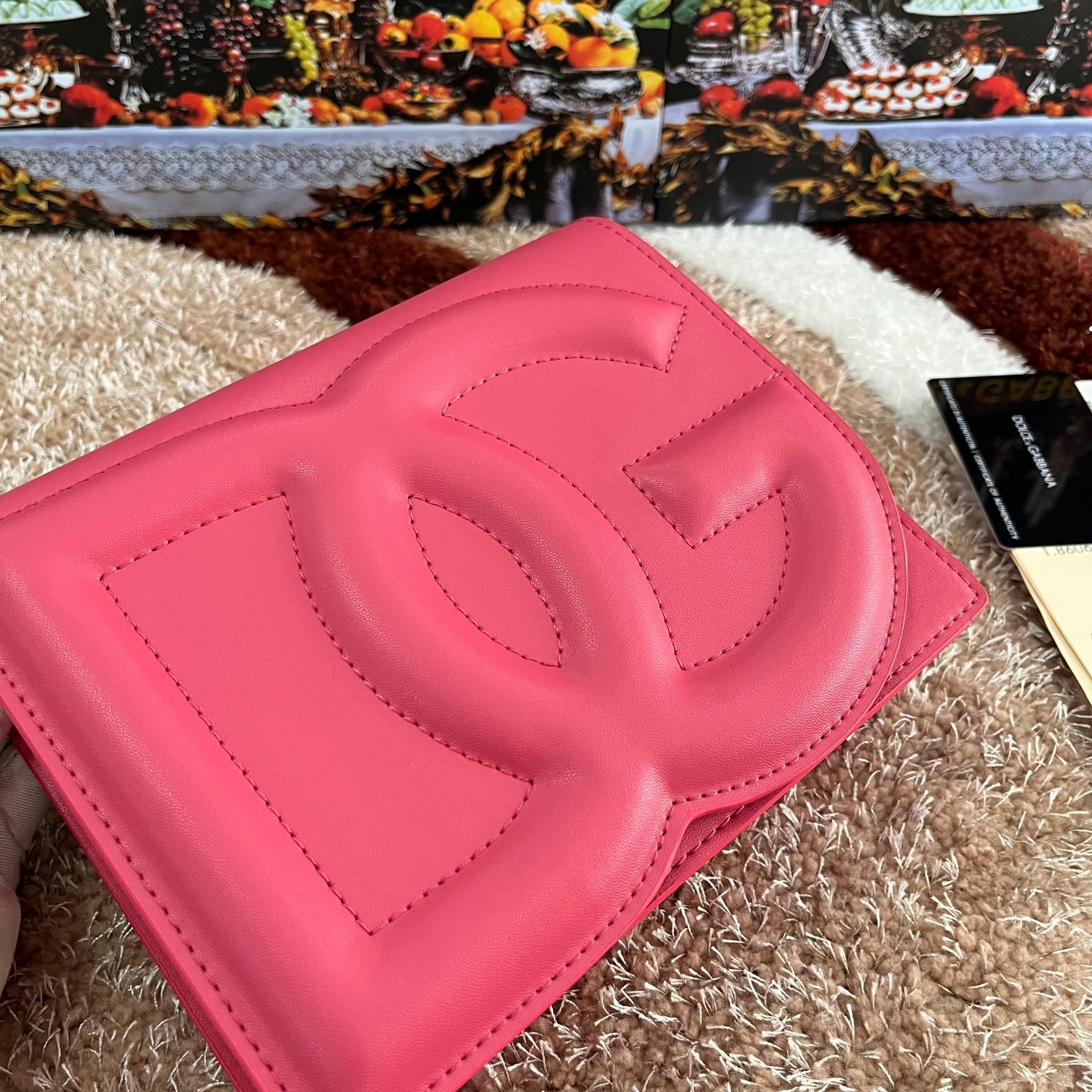 Dolce&Gabbana杜嘉班纳款号5515顶级原单细腻手工制造采用进口牛皮包身顶部纯手工油边点缀立身