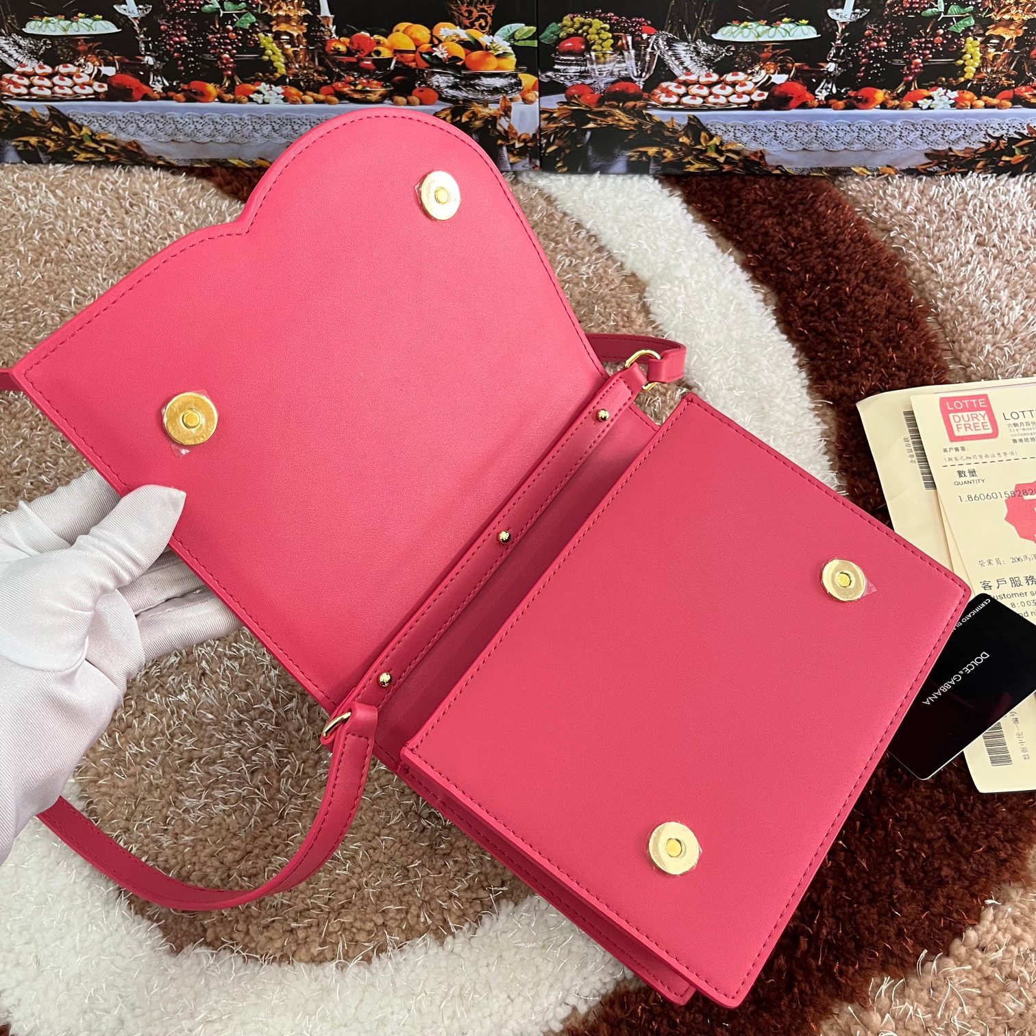 Dolce&Gabbana杜嘉班纳款号5515顶级原单细腻手工制造采用进口牛皮包身顶部纯手工油边点缀立身