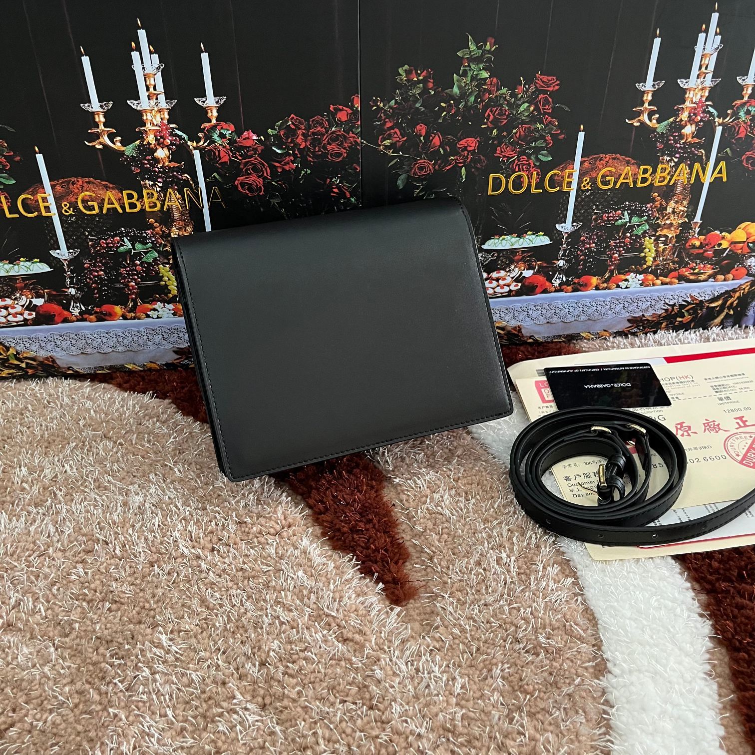 Dolce&Gabbana杜嘉班纳款号5515顶级原单细腻手工制造采用进口牛皮包身顶部纯手工油边点缀立身