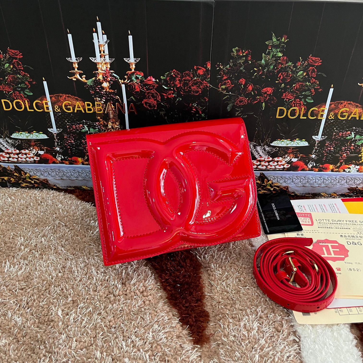 Dolce&Gabbana杜嘉班纳款号5515漆皮顶级原单细腻手工制造采用进口牛皮包身顶部纯手工油边点缀