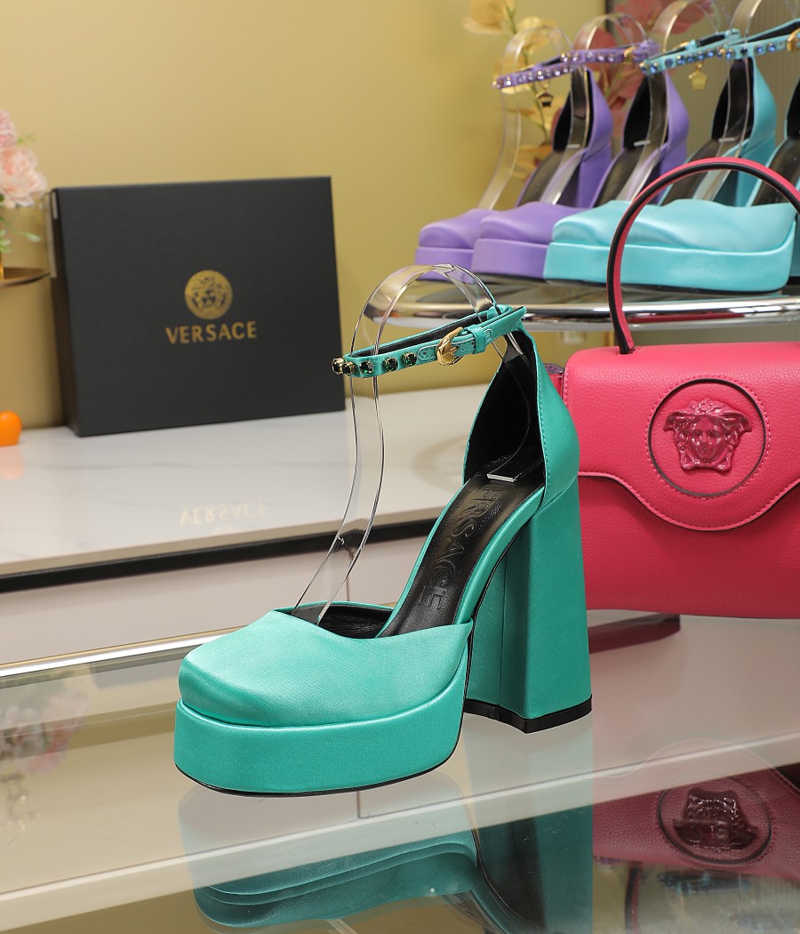 Precio de fábrica: suela de goma m, suela de cuero 295m. Yardage: 34-42 Versace nuevos zapatos de ta