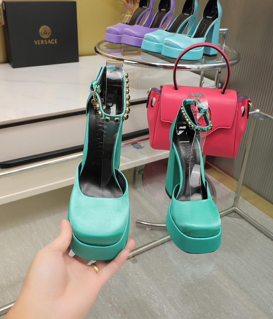 Precio de fábrica: suela de goma m, suela de cuero 295m. Yardage: 34-42 Versace nuevos zapatos de ta