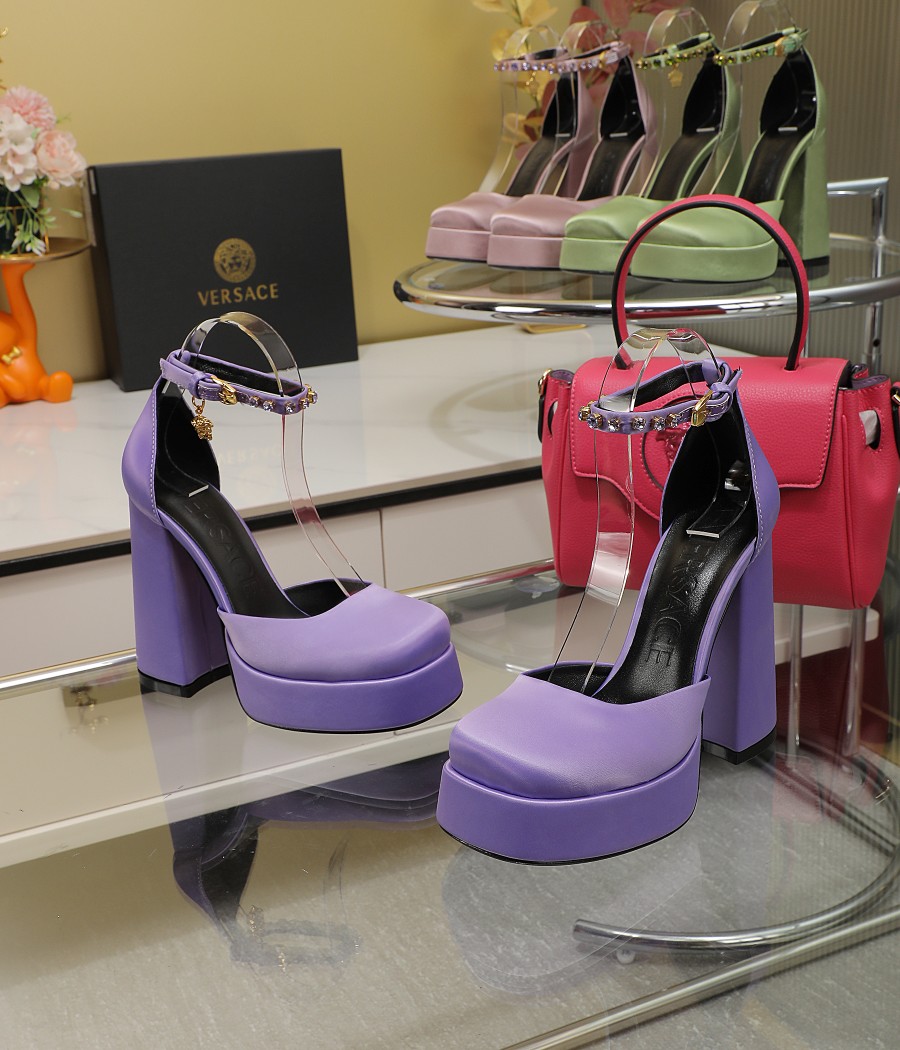 Precio de fábrica: suela de goma m, suela de cuero 295m. Yardage: 34-42 Versace nuevos zapatos de ta