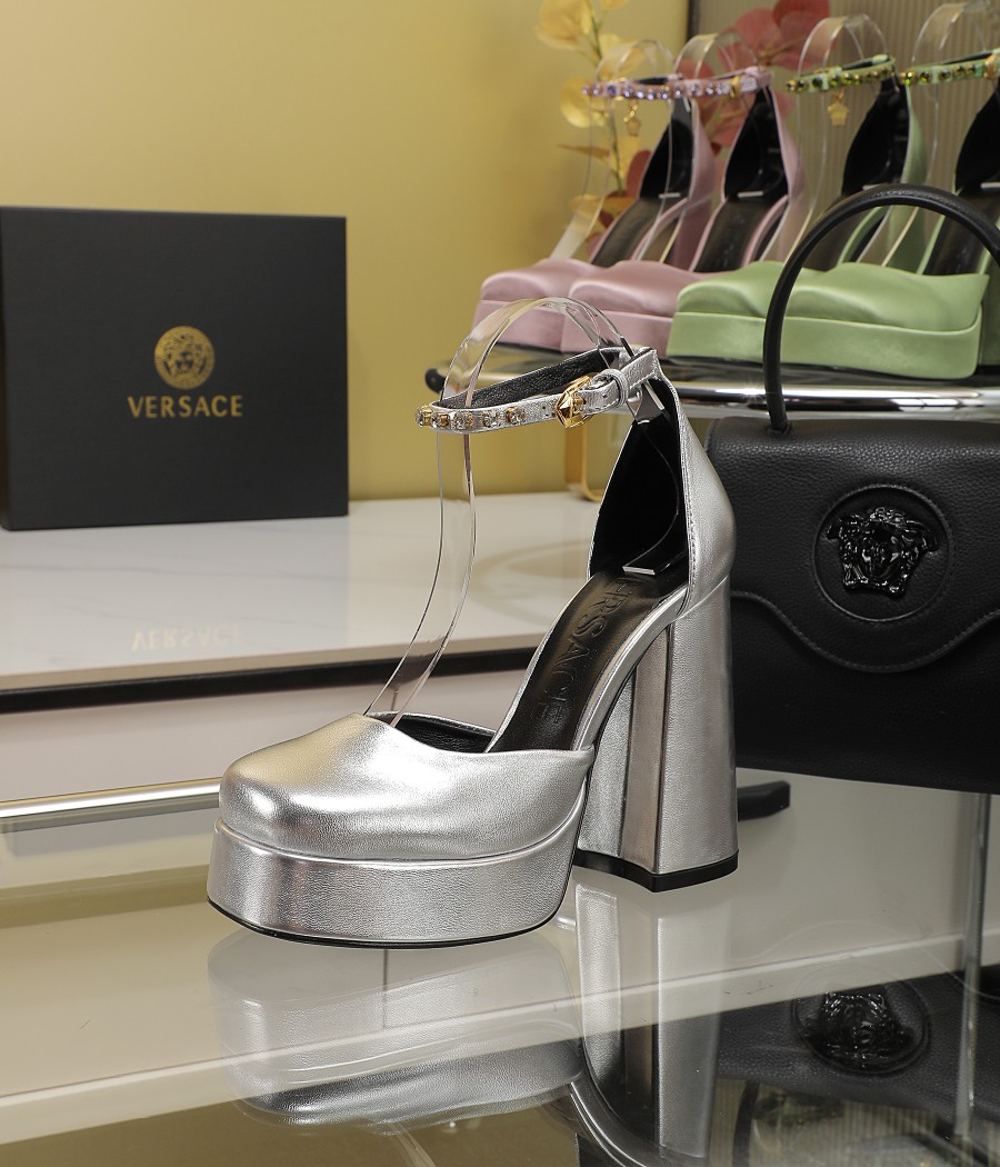 Precio de fábrica: suela de goma m, suela de cuero 295m. Yardage: 34-42 Versace nuevos zapatos de ta