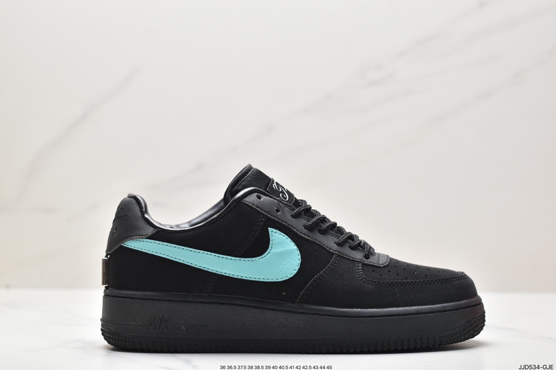 130 联名蒂芙尼Tiffany & Co. x Nike Air Force 1 Low SP”1837”空军一号经板鞋“联名蒂芙尼蓝”DZ1837-100