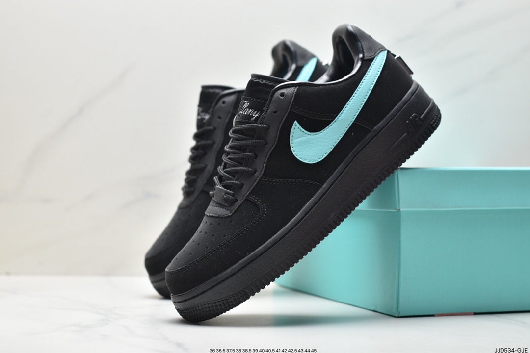 130 联名蒂芙尼Tiffany & Co. x Nike Air Force 1 Low SP”1837”空军一号经板鞋“联名蒂芙尼蓝”DZ1837-100