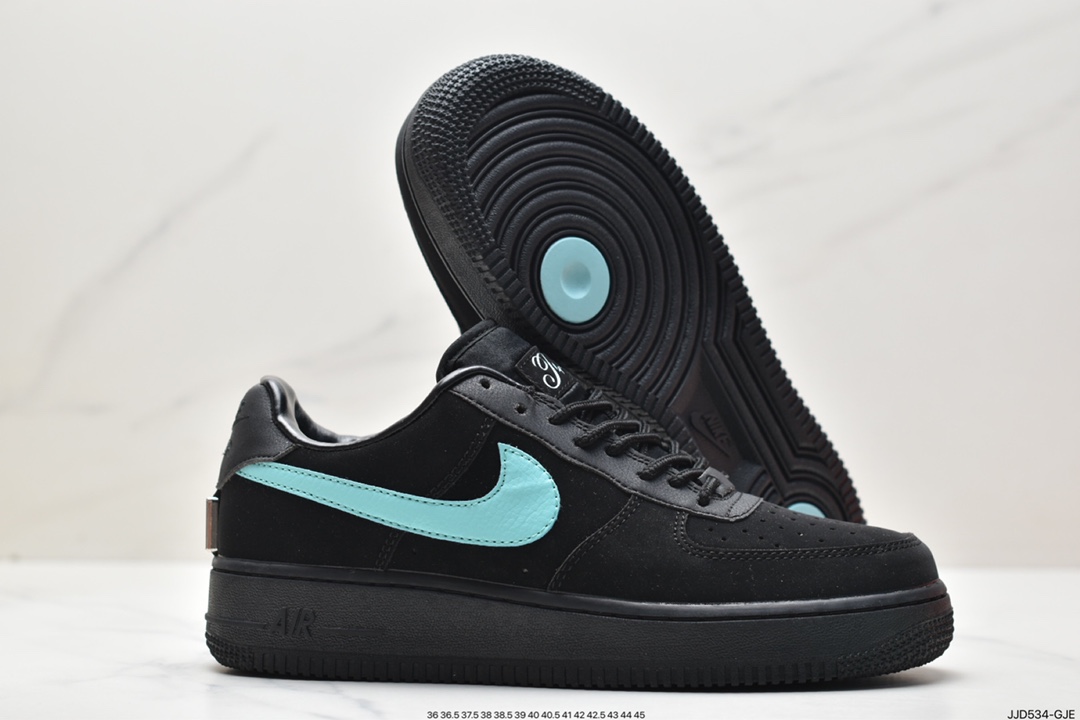 130 联名蒂芙尼Tiffany & Co. x Nike Air Force 1 Low SP”1837”空军一号经板鞋“联名蒂芙尼蓝”DZ1837-100
