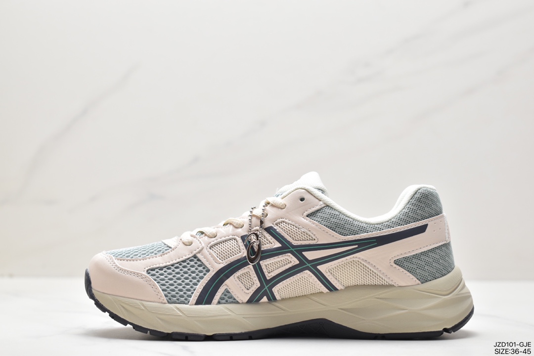 140 Asics Gel-Contend 4 抗衡4代低帮城市休闲运动跑步鞋“灰蓝”