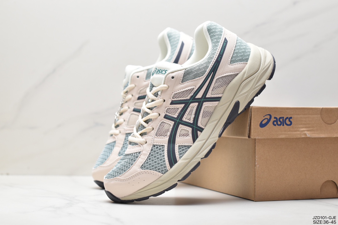 140 Asics Gel-Contend 4 抗衡4代低帮城市休闲运动跑步鞋“灰蓝”