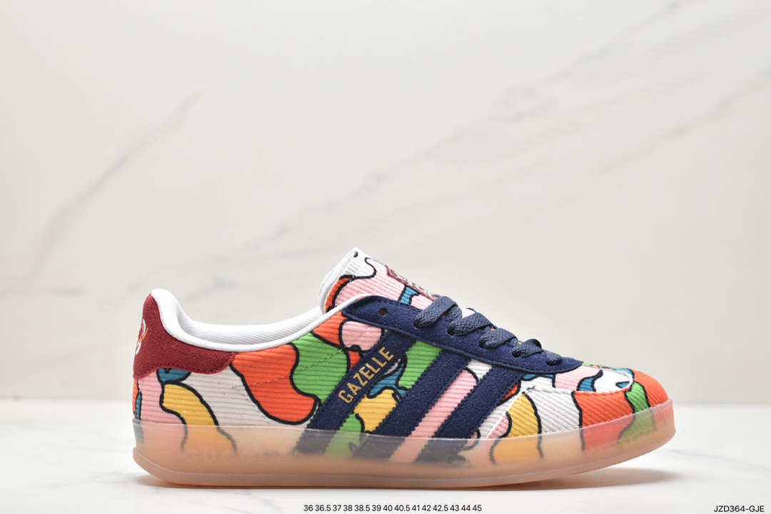 140 重磅联名 Adidas originals x Gucci Gazelle 联名经典休闲板鞋