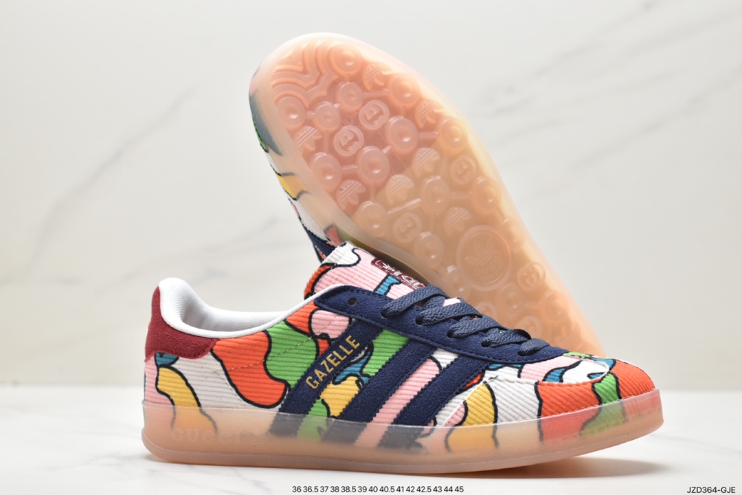 140 重磅联名 Adidas originals x Gucci Gazelle 联名经典休闲板鞋