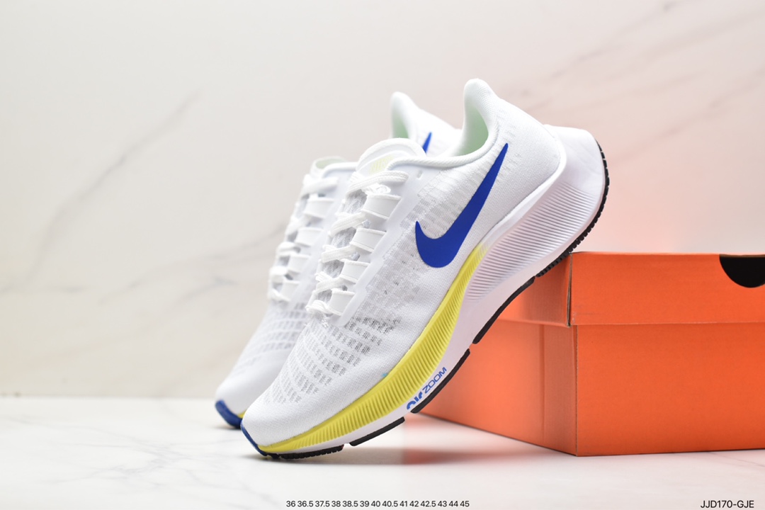 130 耐克Nike Air Zoom Pegasus 37登月37 网面透气跑步鞋DD8348-100