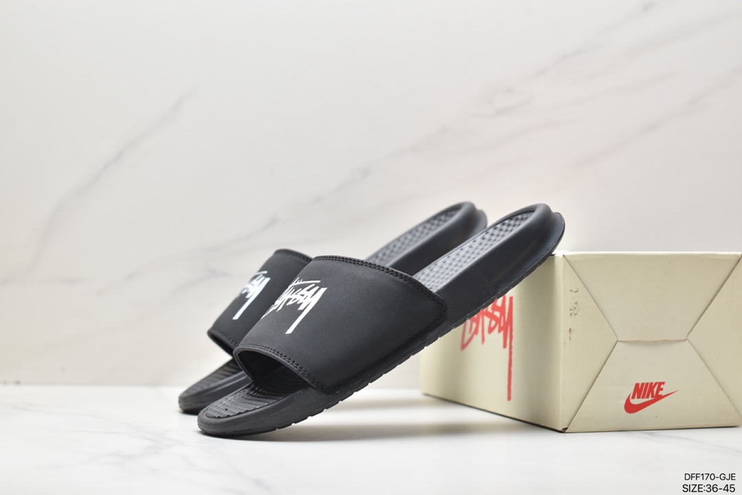 75 耐克Nike W BENASSI STUSSY 2020夏季限定 具有非常高的科技含量 DC5239-300