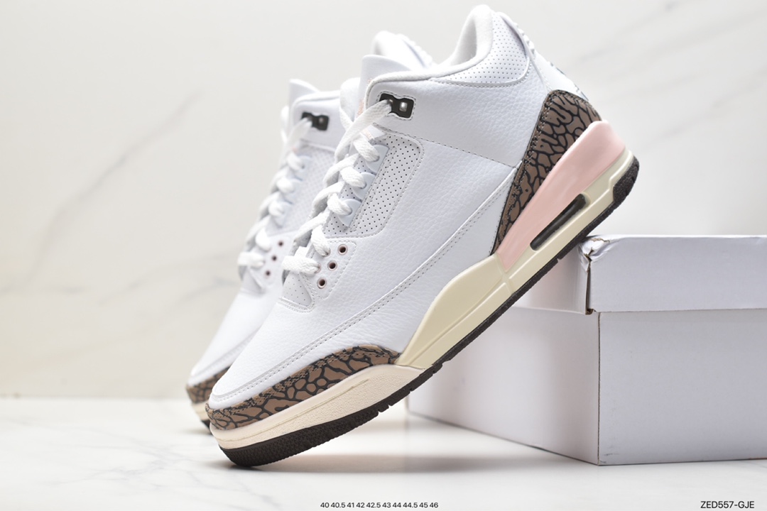 260 Air Jordan 3 Retro ”Hide and Sneak” 白灰棕 CK9246-102