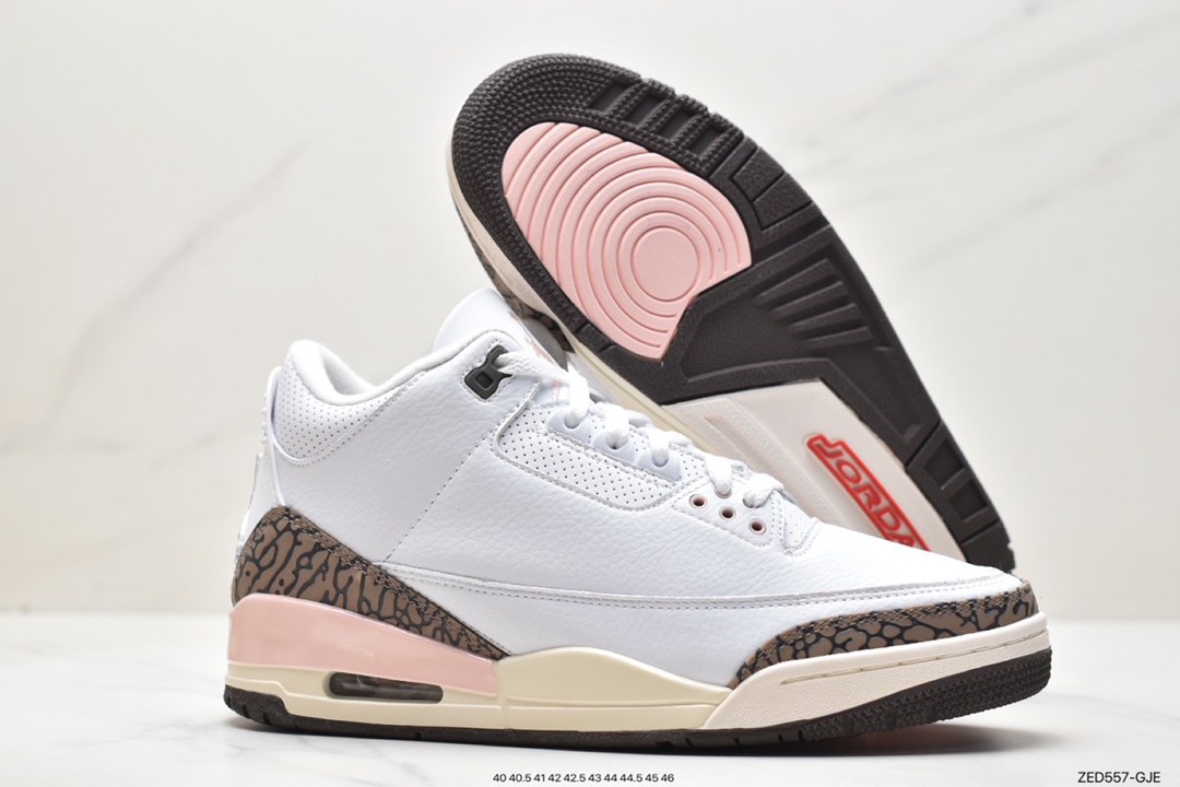 260 Air Jordan 3 Retro ”Hide and Sneak” 白灰棕 CK9246-102
