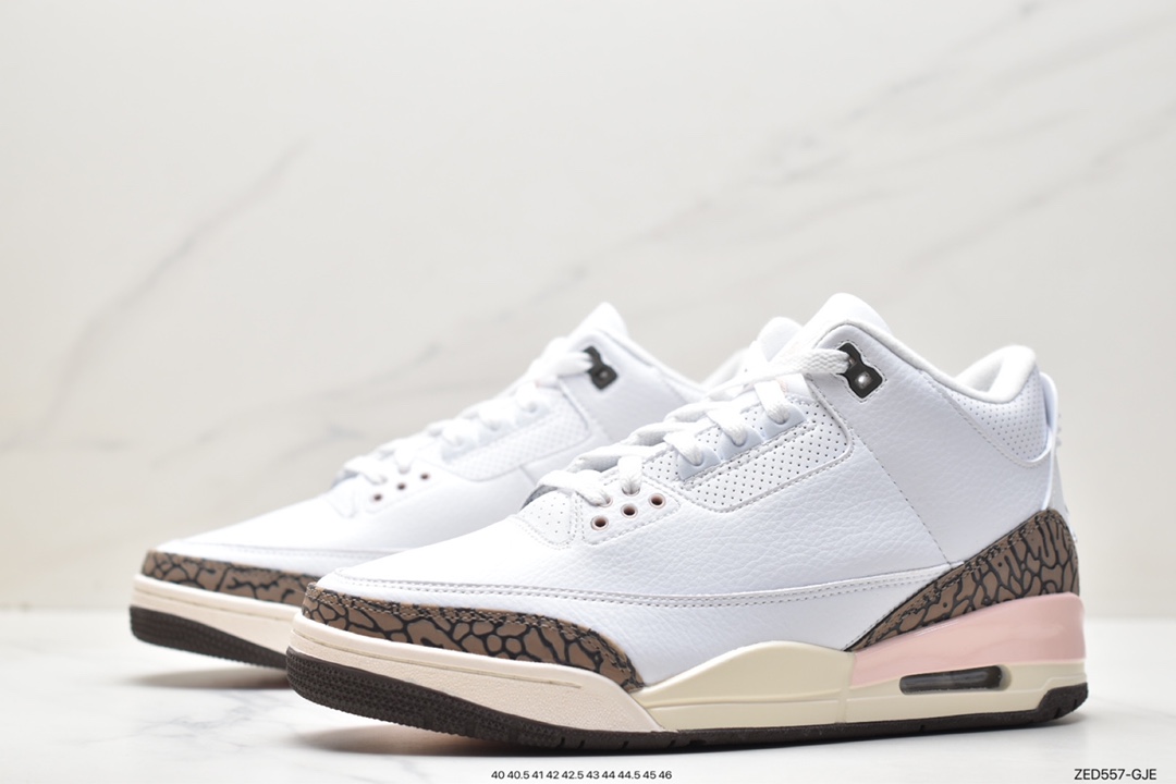 260 Air Jordan 3 Retro ”Hide and Sneak” 白灰棕 CK9246-102