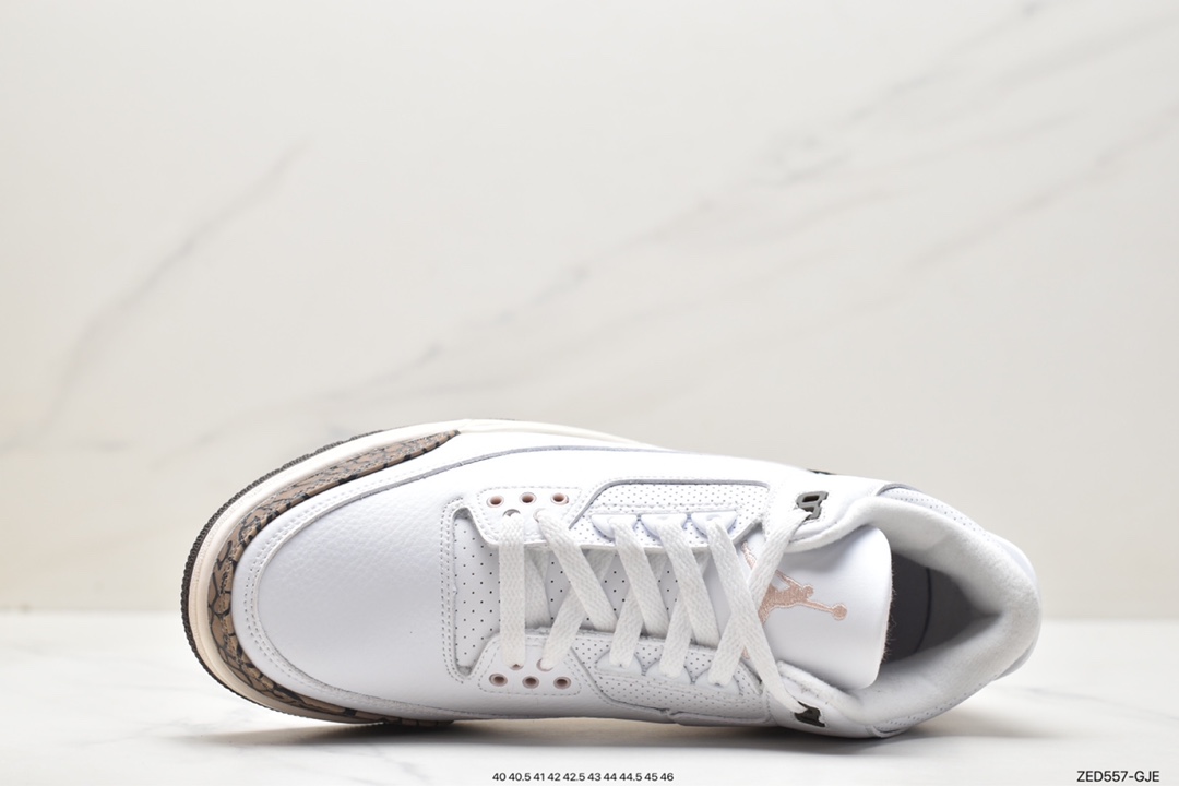 260 Air Jordan 3 Retro ”Hide and Sneak” 白灰棕 CK9246-102