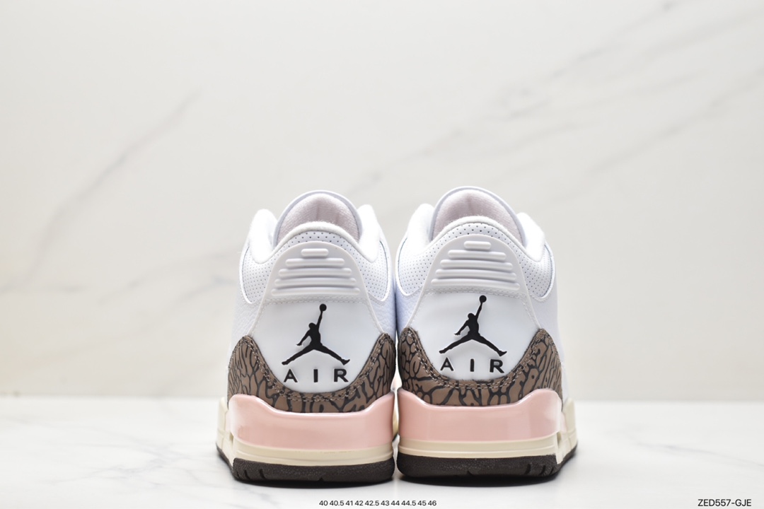 260 Air Jordan 3 Retro ”Hide and Sneak” 白灰棕 CK9246-102