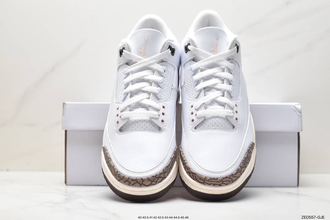 260 Air Jordan 3 Retro ”Hide and Sneak” 白灰棕 CK9246-102