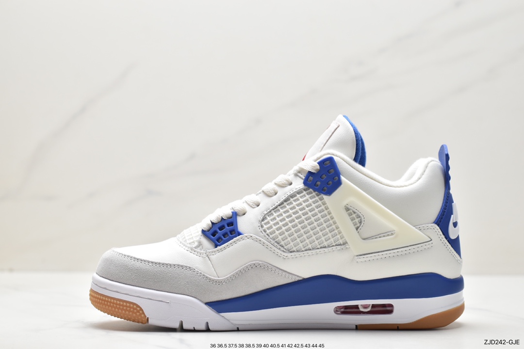 240 Nike Wmns Air Jordan 4 Retro”Oil Green/Seafoam”迈克尔·乔丹AJ4代中帮复古休闲运动文化篮球鞋“白黑绿鼠尾草”DR5415-104