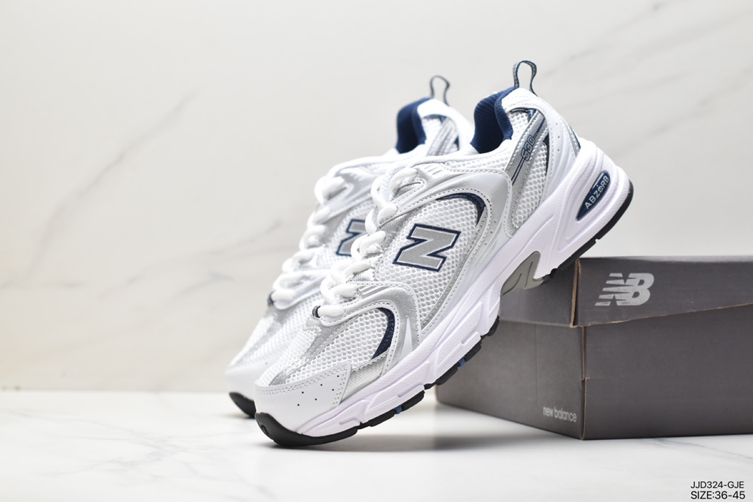 130 新百伦 NB/New Balance MR530系列复古老爹风网布跑步休闲运动鞋 MR530AA