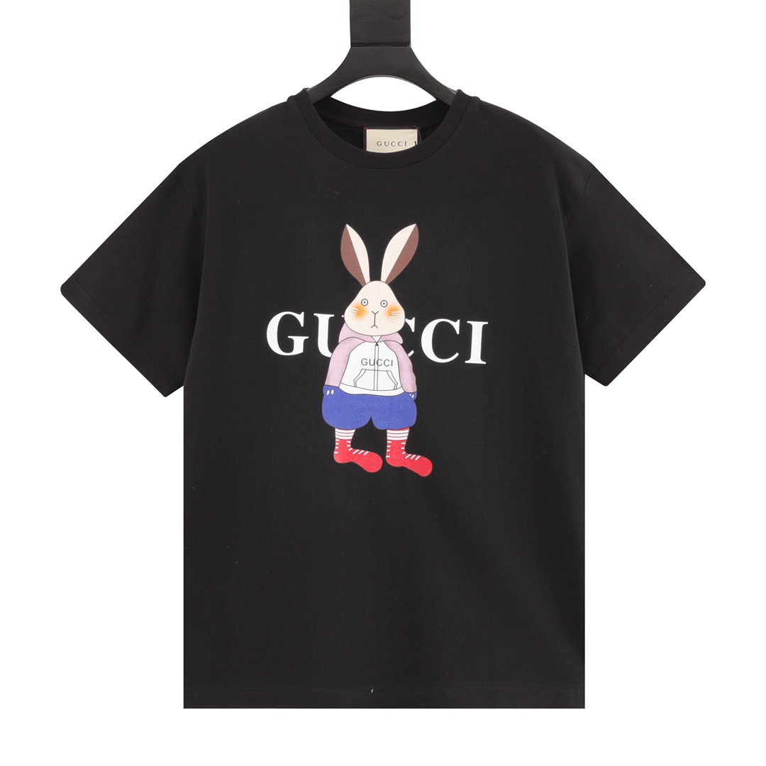 Gucci Odzież T-Shirt Unisex Bawełna Kolekcja wiosenno-letnia Krótki rękaw