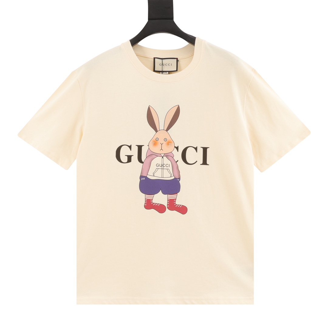 Gucci Odzież T-Shirt Unisex Bawełna Kolekcja wiosenno-letnia Krótki rękaw