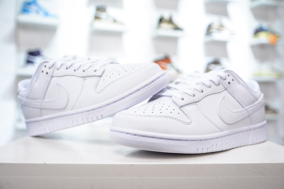 260 E 纯原 Nike Dunk Low ”Triple White” 纯白配色 DD1503-109